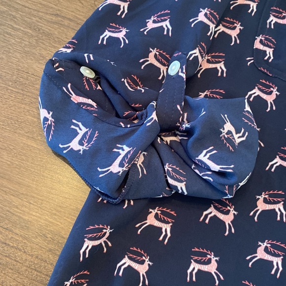 Loft reindeer button down - Picture 3 of 4